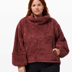 Lululemon Sz XS  S Warm Restore Sherpa PulloverIn Savannah
